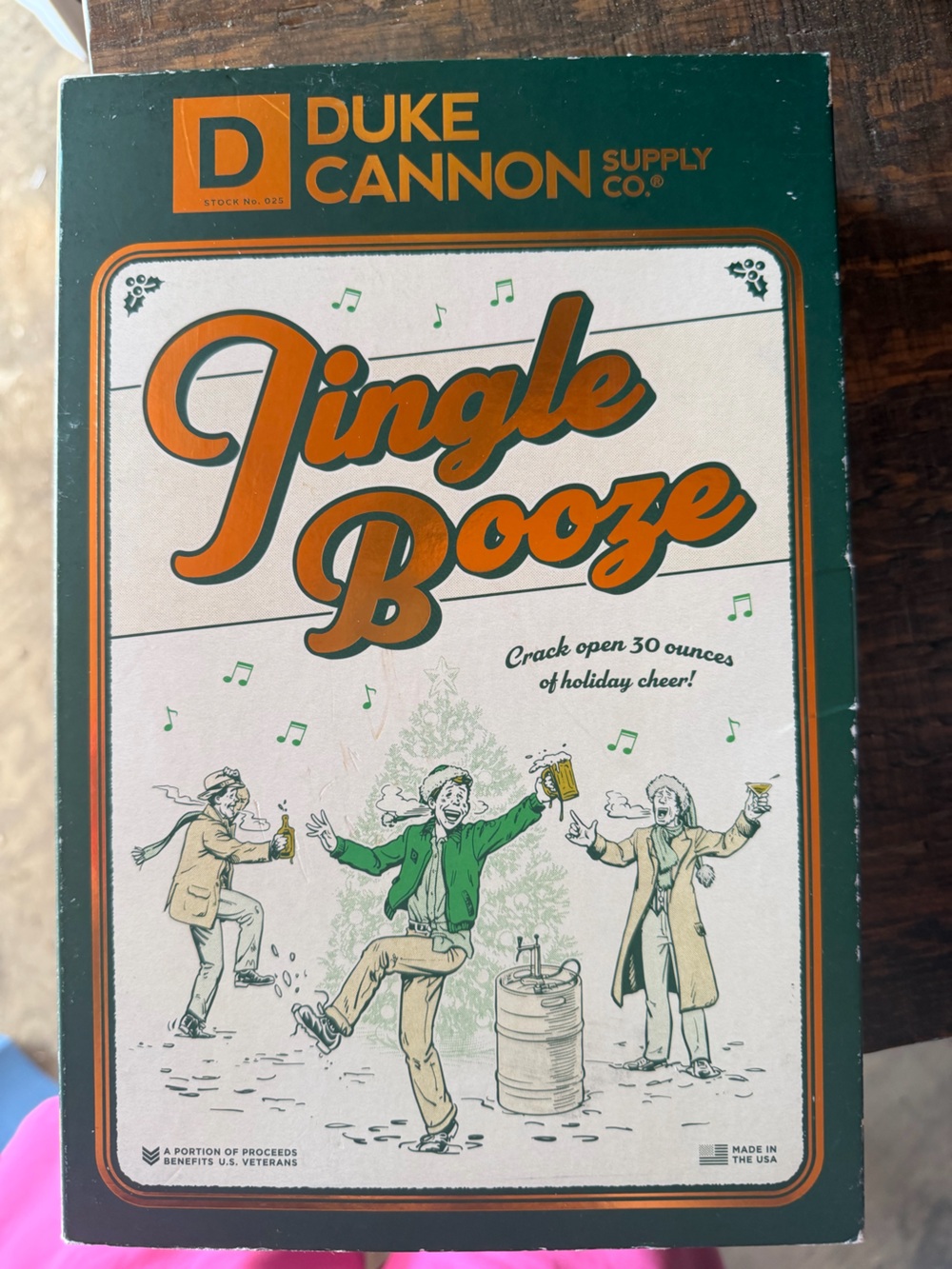 Jingle Booze Holiday Duke Cannon Soap - set of 3